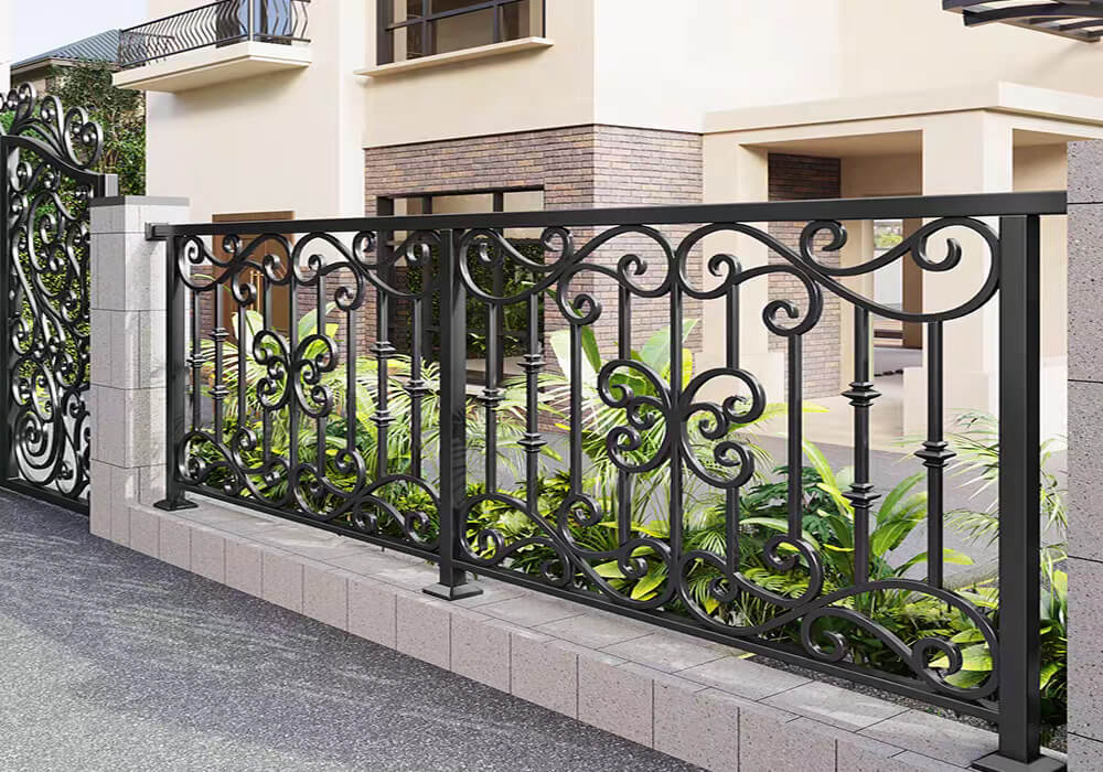 outdoor iron fence 2