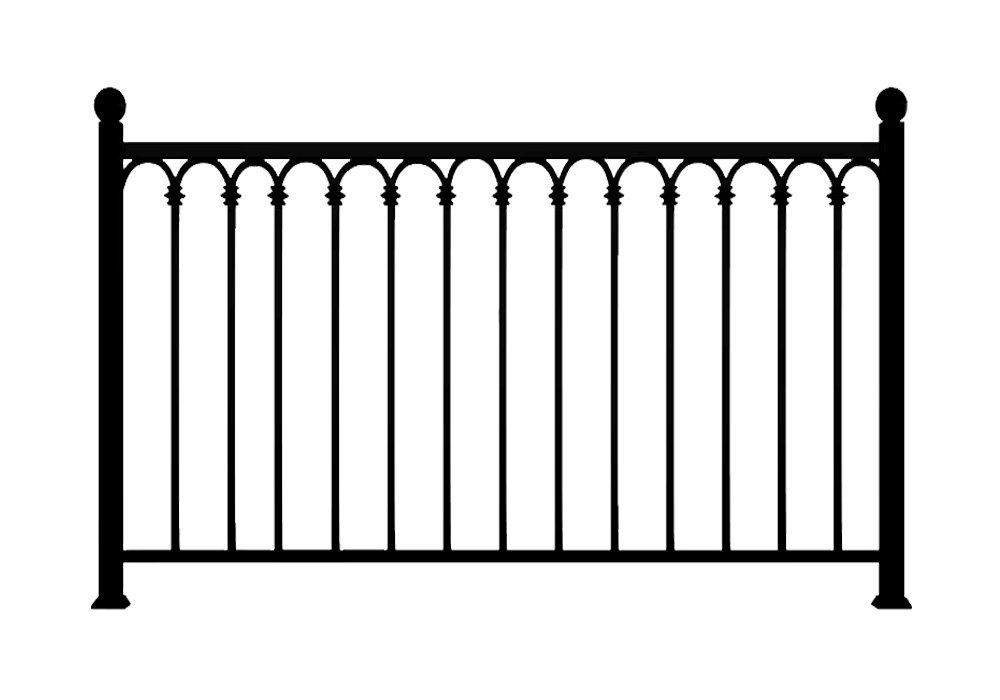 outdoor metal fence (1)