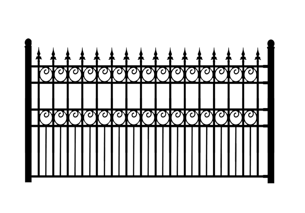 outdoor metal fence (4)