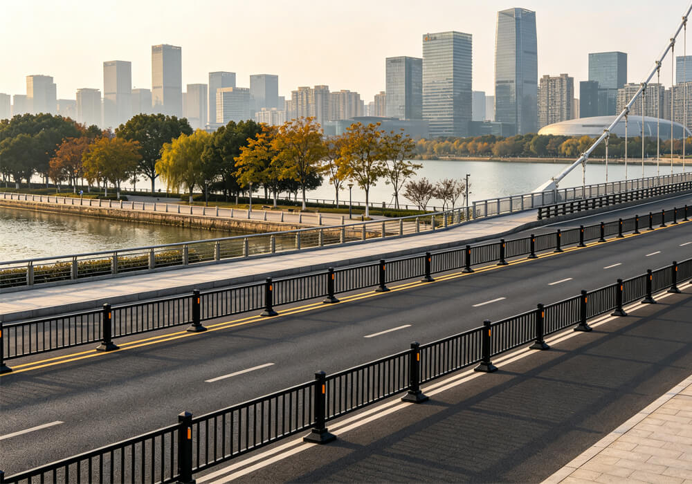 road fence