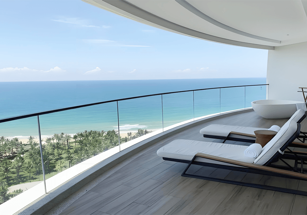 glass balcony Railing 2