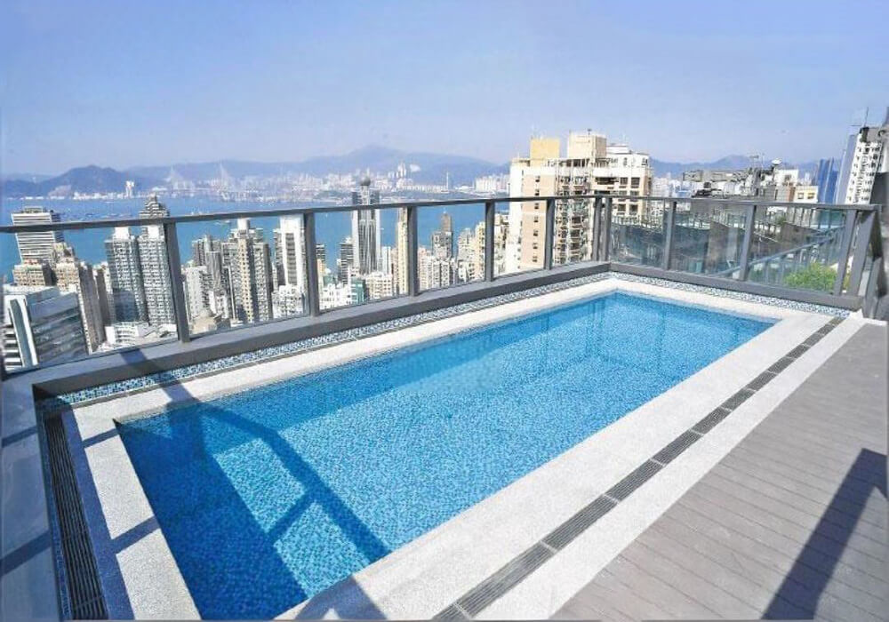 glass swimming pool railing 2