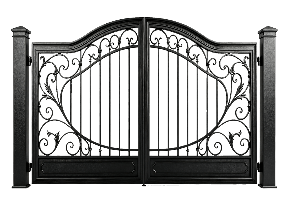metal fence gate 1